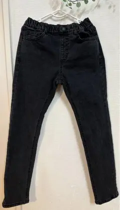 branshes ブラックデニムパンツ 140