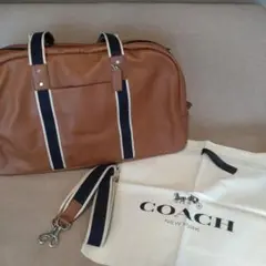 【美品•おまけ付き】コーチ(COACH)ボストンバッグ
