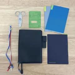 ほぼ日手帳カバー tsブラック本革 オマケつき