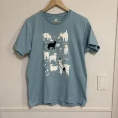 訳有　グラニフ　ヤギ　Tシャツ　L　プリント　山羊