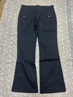 [新品]FACILE 黒 フレアパンツ