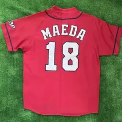 広島東洋カープ 前田健太投手 背番号18 ビジターユニフォーム M