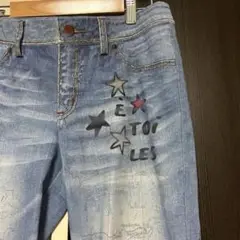 カステルバジャック デニム風 レギンス スパッツ サイズ40