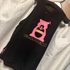 Clapクラップ　ベアtシャツ　タンクトップ　ノースリーブ