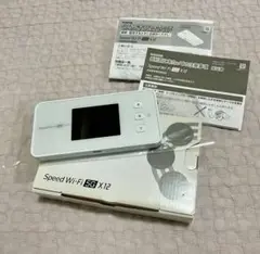 【美品 モバイルルーター】Speed Wi-Fi 5G X12
