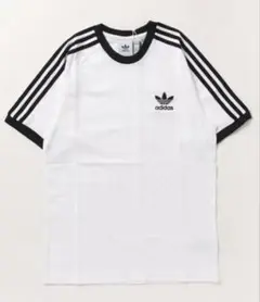 adidas ストライプ Tシャツ ホワイト