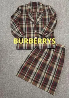 BERBERRY ノバチェック　メガチェック　希少　スーツ　バーバリーズ