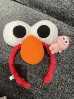 USJエルモ カチューシャ ぬいぐるみ付き