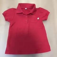 Tシャツ　ポロシャツ　赤　95cm