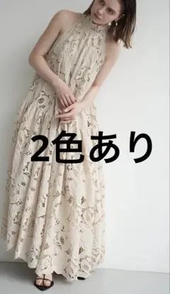 acka flower lace dress