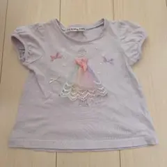 ONLY FAM 薄紫 ドレスデザイン Tシャツ