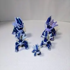 ポケモン　ディアルガ　3体＋訳あり2体セット　フィギュア