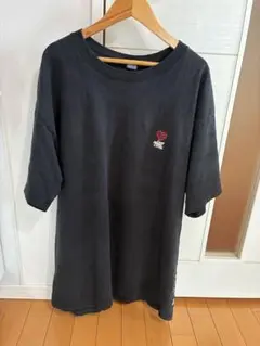 LMC 黒 Tシャツ ハート刺繍