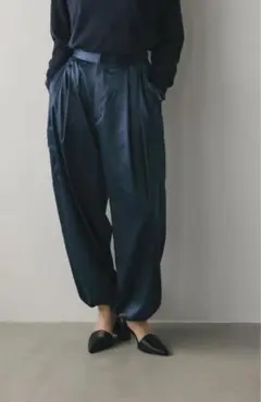 stylemixer ミラーサテンカーゴパンツ