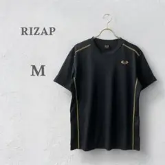 ライザップ　半袖シャツ　ドライTシャツ　トレーニングウェア　黒　M
