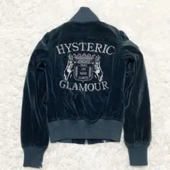 【極美品】ヒステリックグラマー ヒスガール ベロア スタジャン ブルゾン