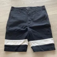 BEAMS HEART M 黒白　ショートパンツ