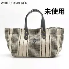 【未使用】CLEDRAN クレドランHAND＆WORK WIDE TOTE　白黒