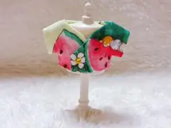 10cmぬい服 ぬい服 すいか 夏