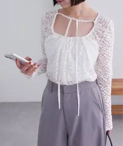 mystic シアーチョーカーリボンロンT