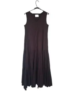 UNITED ARROWS✡ブラウン Vネック ワンピース