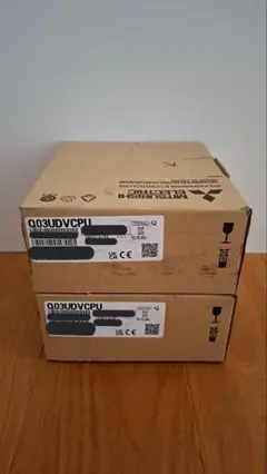三菱電機 Q03UDVCPU × 2個セット（新品・未使用・外箱に汚れあり）