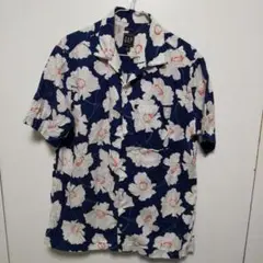 ギャップ　リネンコットン　アロハシャツ　GAP