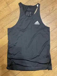 adidas ノースリーブシャツ ブラック