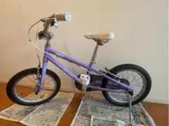 《ルイガノ》子供自転車 人気色パープル 男女兼用