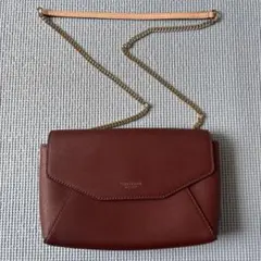 OROTON ダークレッド クラッチバッグ