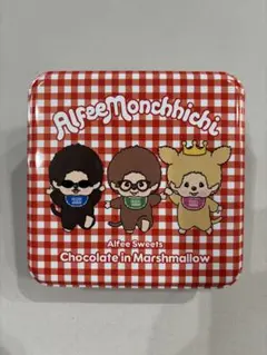 アルフィー　Alfee Monchhichi ポーチとマシュマロ缶（缶のみ） アルフィー Alfee Monchhichi ポーチとマシュマロ缶（缶のみ