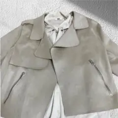 H &M ライダースジャケット EUR44(15号〜17号)