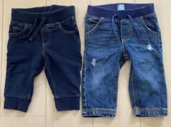baby gap ボトムス　パンツ　2枚 6-12months 70