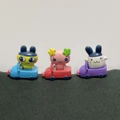 たまごっち　ミニフィギュア　車 まめっち ふらわっち みみっち