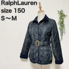 ✨美品 RalphLauren キルティングジャケット ブラックチェック S〜M