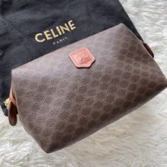 新品同様 CELINE セリーヌ マカダム コスメ ポーチ