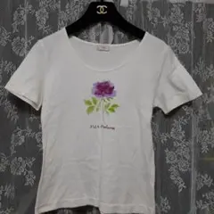 N/A Melrose 花柄プリント 半袖Tシャツ
