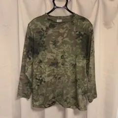 迷彩柄シャツ　長袖シャツ　迷彩　m ポリエステル