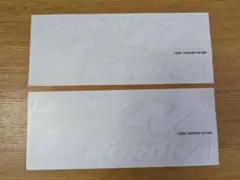 新品　ノルディカ　ステッカー　文字抜きステッカー　シール　2枚