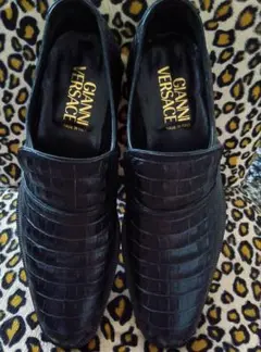 GIANNI VERSACE レザー 革靴