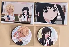 フードコートで、また明日 マチアソビカフェ ポストカード2種 コースター2種