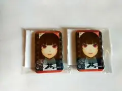 賭ケグルイ　オンラインくじ　D賞　スクエア缶バッジ　D-2　2点