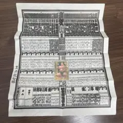 大相撲　横綱　豊昇龍　直筆　サイン　カード　番付表おまけ付き