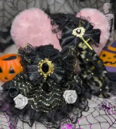 ぬい服 16cmぬい ヒョウ柄のおみみ ドレスセット