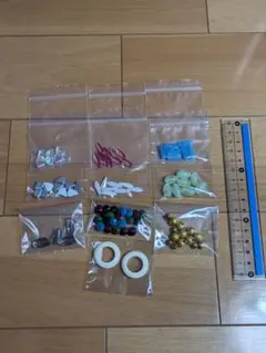 ビーズセット 多色 形状多様
