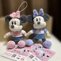 Disney　ミニー　ちょっもっさ デココレ　マスコット　2種類