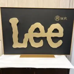 Lee 立体ロゴ ディスプレイボード リー 看板 非売品 レア
