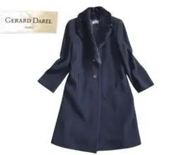 GERARD DAREL カシミヤ混 2way ロングコート 美品