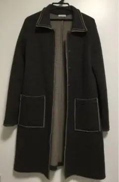 UNITED ARROWS 縮絨ニットコート