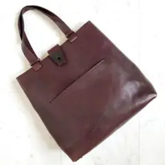 希少 美品 グッチ トートバッグ オールレザー ブラウン ターンロック レア